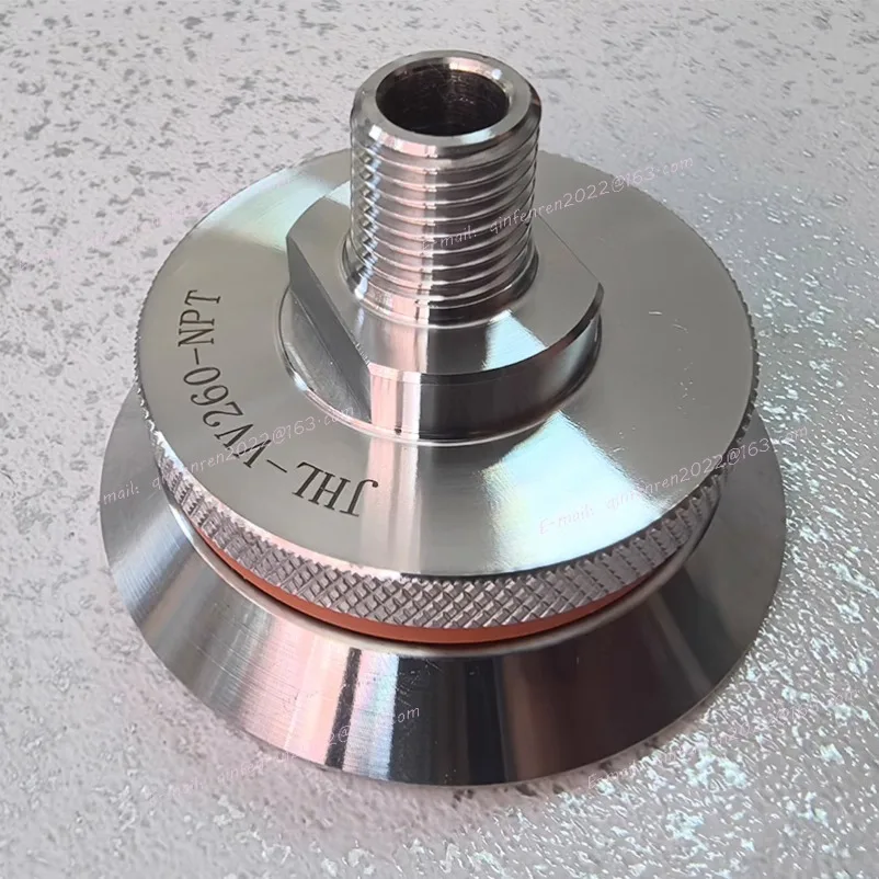 Vakuumventildüse, selbstdichtend, wiederverwendbar, selbstdichtender Vakuumbeutelverbinder, kann hohe Temperaturen stand werden. Edelstahl