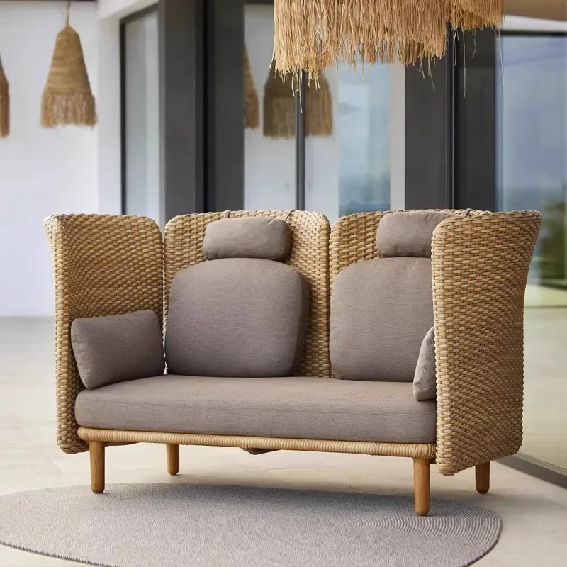 الإبداعية فيلا فناء الأرائك في الهواء الطلق شخصية لهجة مكتب حديقة الأرائك الحد الأدنى تصميم الأثاث Gartenstuhl Lshysf #4