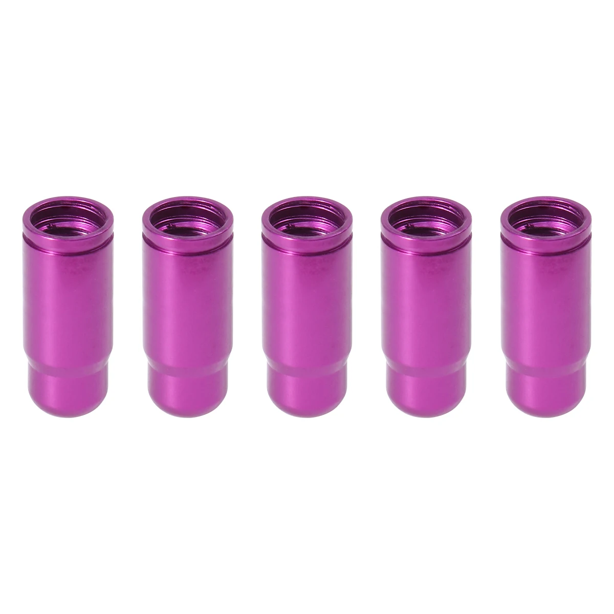 

5pcs Aluminum Alloy Valve Caps Bright Color Anti Rust Bike Tire Air Dust Covers For Mountain Bikes Long Term Use Prevent Air