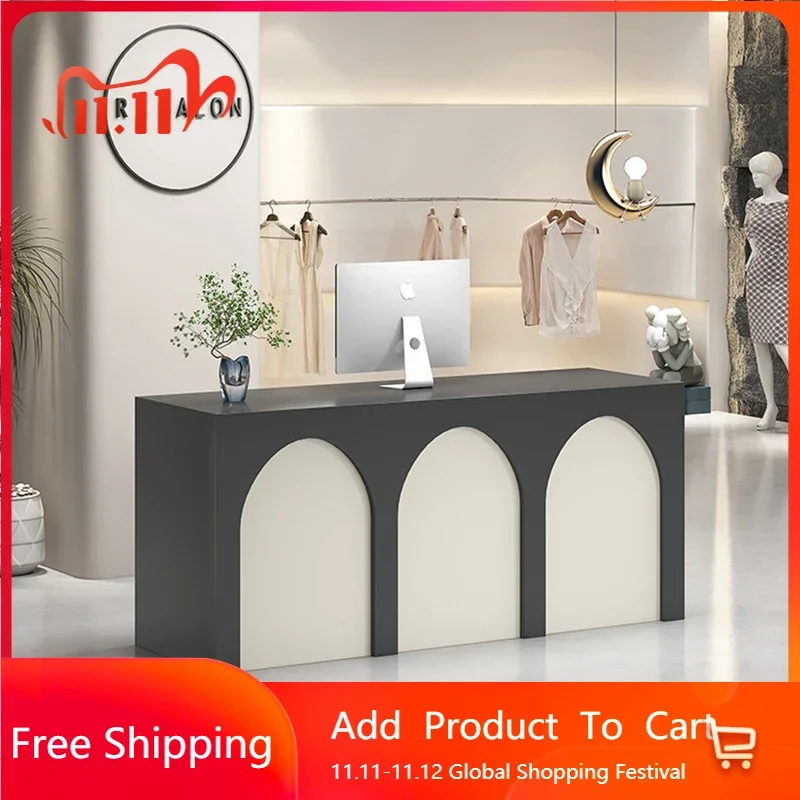 

Office Shop Counter Reception Salon Customer Center Hallway Table Cash Register Desks Clothing Counter Entrance Hall Furniture