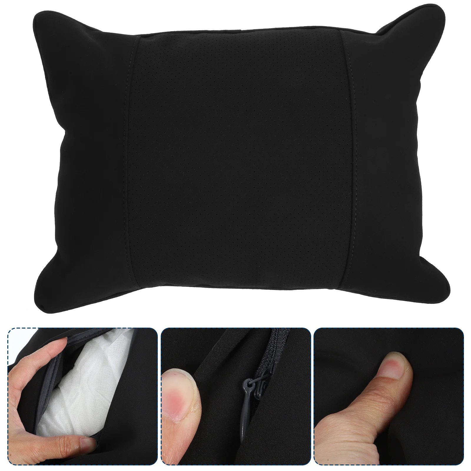 

Car Back Waist Pillow Soft Lumbar Pad Ergonomic Car Seat Back Support Cushion Reduce Fatigue for Driving Comfort Lumbar Support