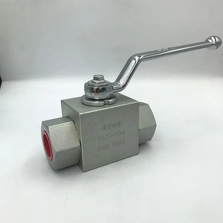 YJZQ KHB Hydraulic high pressure ball valve G1/4 G3/8 G1/2