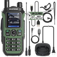 Baofeng UV-21 PRO V2 Walkie Talkie Wireless Copy Frequency 16 KM Long Range TYPE-C Two Way Radio Ham CB Radio UV-5R UV-17