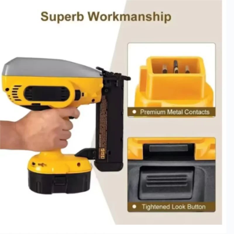 Batería de repuesto🔋18V y 12,8Ah pro Dewalt DC9096 DE 9503 DW 9095 9096 9098 XRP herramientas de taladro inalámbrico batería - náhled 6