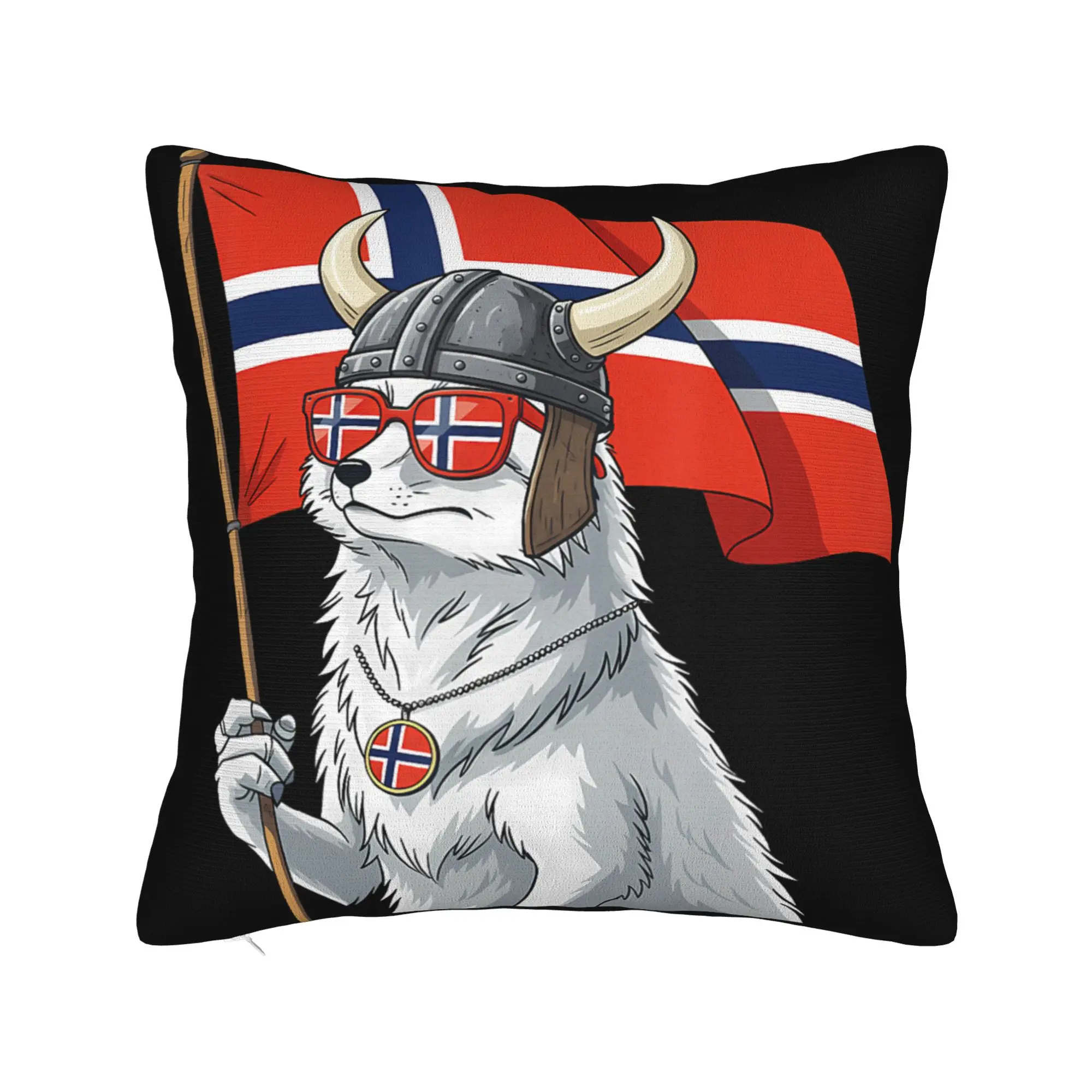 Norway Flag Norge Norwegian Pride Pillow Cover Fashion Pillow Case For Wedding Party Home Decor Comfy Pillowcases Birthday Gift