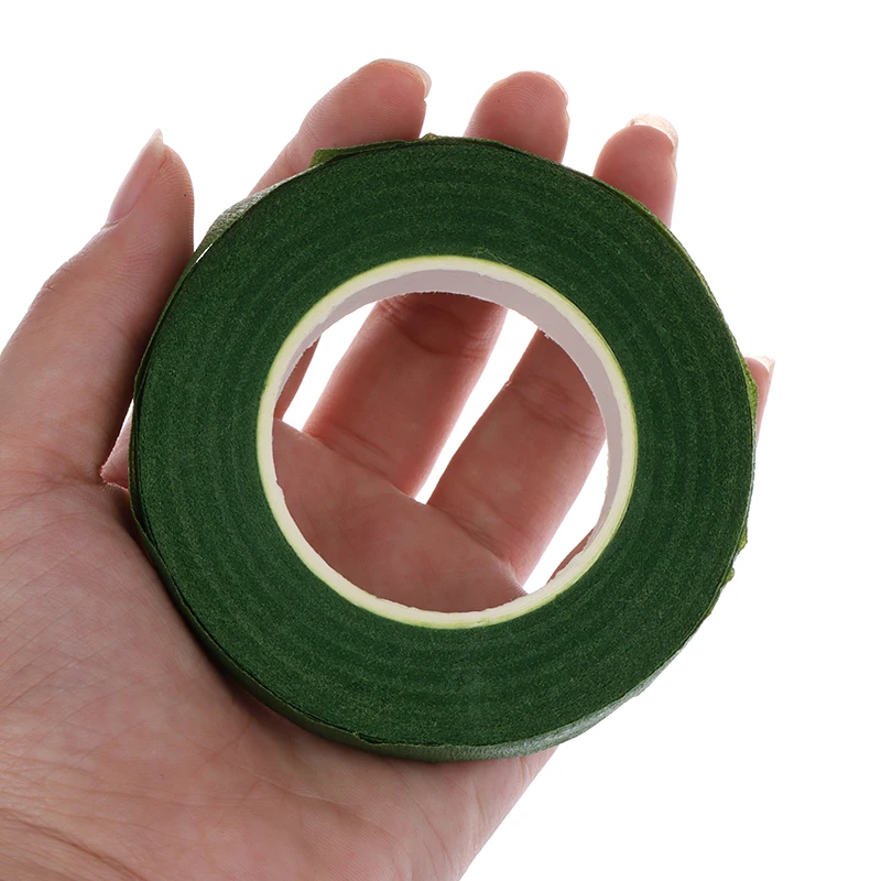 

30M Self-adhesive Green Paper Tape Grafting Film Floral Stem Garland Wreaths DIY