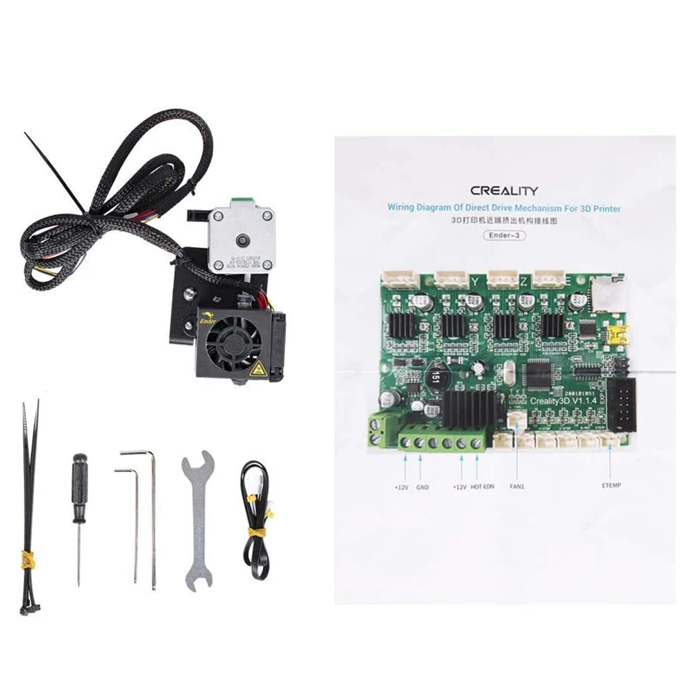 Creality Ender 3 Direct Drive Extruder Upgrade kit with 42-40 Exturder Motor Full Assembled Hotend Kit for Ender-3 Ender-3S/Pro