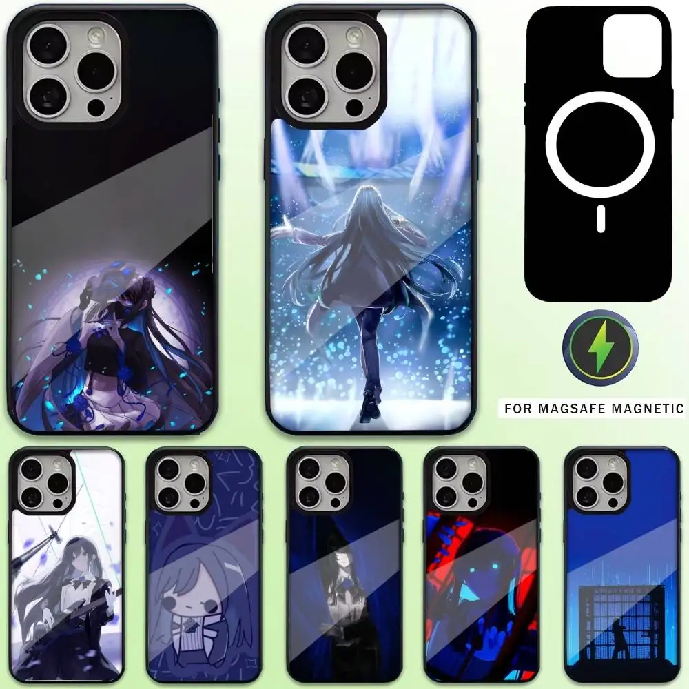 

Ado Japanese Singer Phone Case For iPhone17,16,15,14,13,12,11 Plus,Pro Max Magnetic For Magsafe Wireless Charging