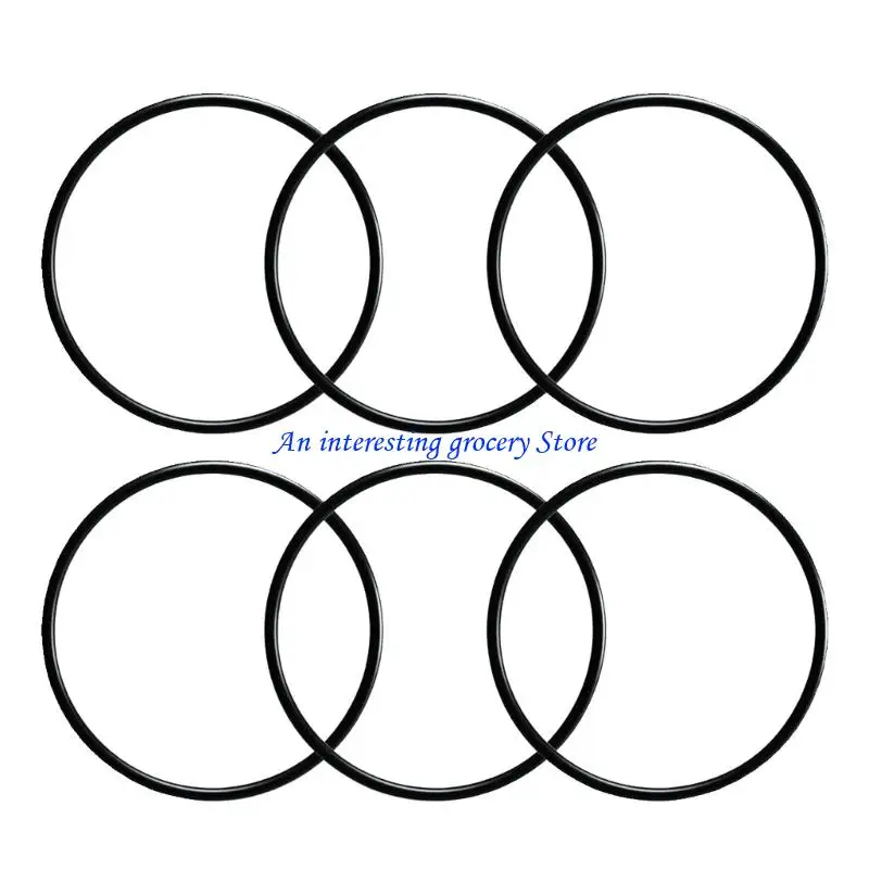 652D Pack of Premium 60mm Diameter Swimming Pool Bulkhead O Rings Replacement Waterproof Seal O Rings For Aquatic Equipment