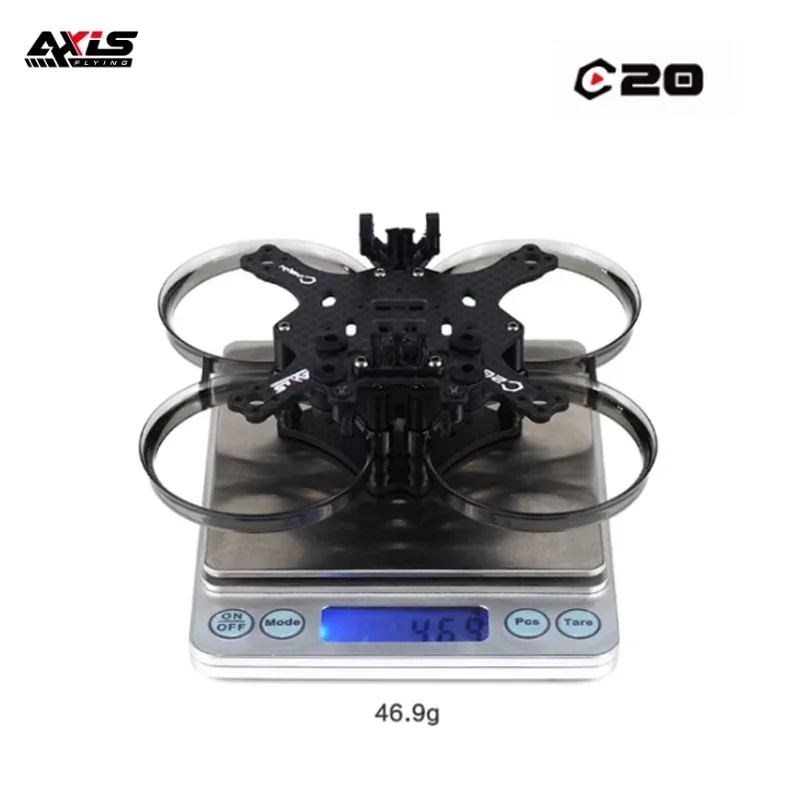 

Комплект рамы для дрона Axisflying CINEON C20/C20 V2 — поддерживает воздушный блок O3, конструкция с защитой от сотрясений — 2-дюймовый внутренний FPV-дрон Cinewhoop