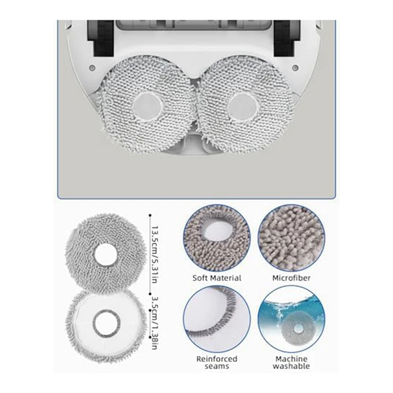 Accesorios para bolsas de polvo para Dreame L10S Ultra/L20 Ultra/L10 Ultra/Xiaomi X10 +, estación de limpieza para aspiradora