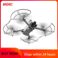 BRDRC Propeller Guard for DJI Mini 4 Pro Drone Quick Release Propellers Protector Props Wings Blades Paddle Cage Cover Accessory