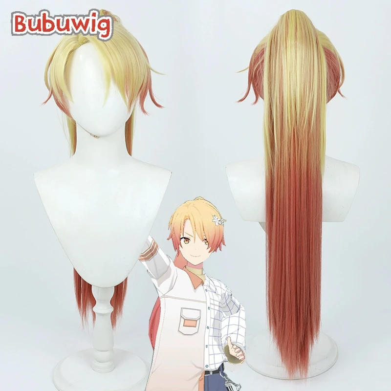 

Bubuwig Synthetic Hair Tenma Tsukasa Cosplay Wigs Project Sekai: Colorful Stage feat. 95cm Long Ponytail Cos Wig Heat Resistant