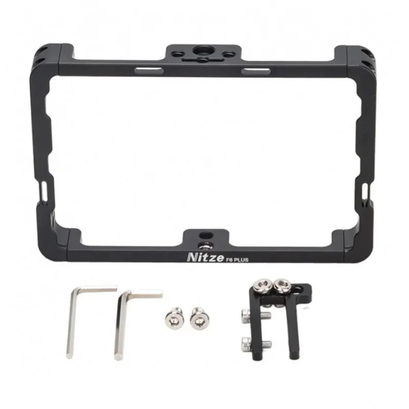 

Nitze 5.5 Monitor Cage For Feelworld F6 Plus Monitor With HDMI-Compatible Cable Clamp - TP-F6PLUS