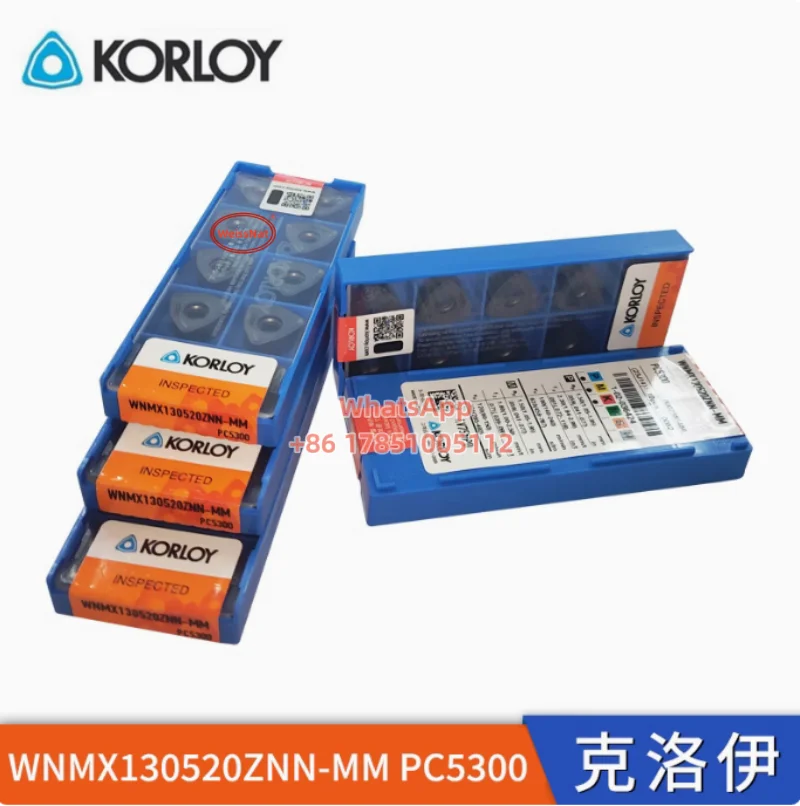 KORLOY WNMX060312ZNN-MM  WNMX09T316ZNN-MM WNMX130520ZNN-MM PC3500 PC5300 Carbide Insert WNMX  Inserts