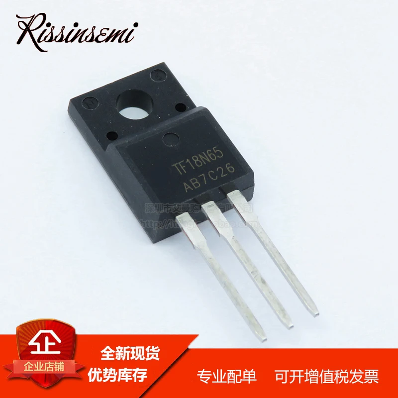 30PCS AOTF18N65 TF18N65 TO-220 18A 650V MOSFET New in Stock