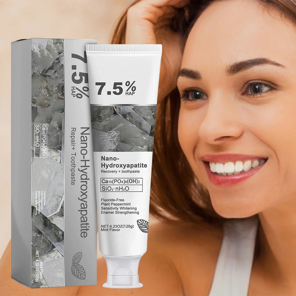Hydroxyapatite Toothpaste - 7.5% Nanos Hydroxyapatite Toothpaste Fluoride-Free Refreshing