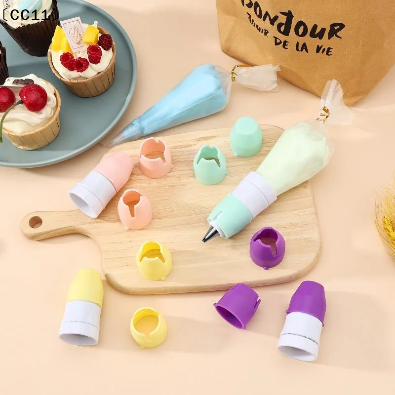 Cake Nozzles Converter Pastry Tube Converter Tip Nozzles Adaptor Set Fondant Cake Decorating Tools Interconnecting Device〔CC11〕