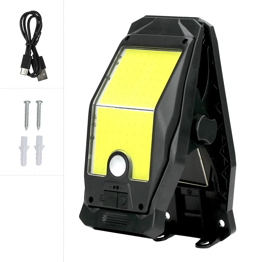 

Motion Sensor Solar Garden Lights Solar Powered Waterproof Garden Wall Light Super Bright Easy To Install Solar Clip-on Lamp
