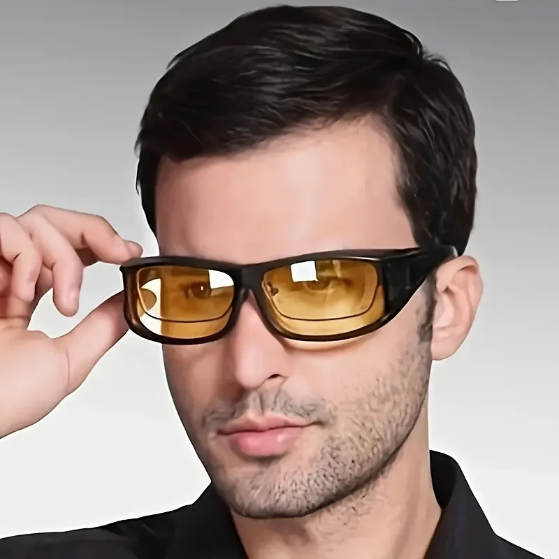 2 Stück Nachtsicht Fahren Surround Brille Sonnenbrille Outdoor Sportbrille Radfahren Angeln Tag und Nacht Unisex – Detail 2
