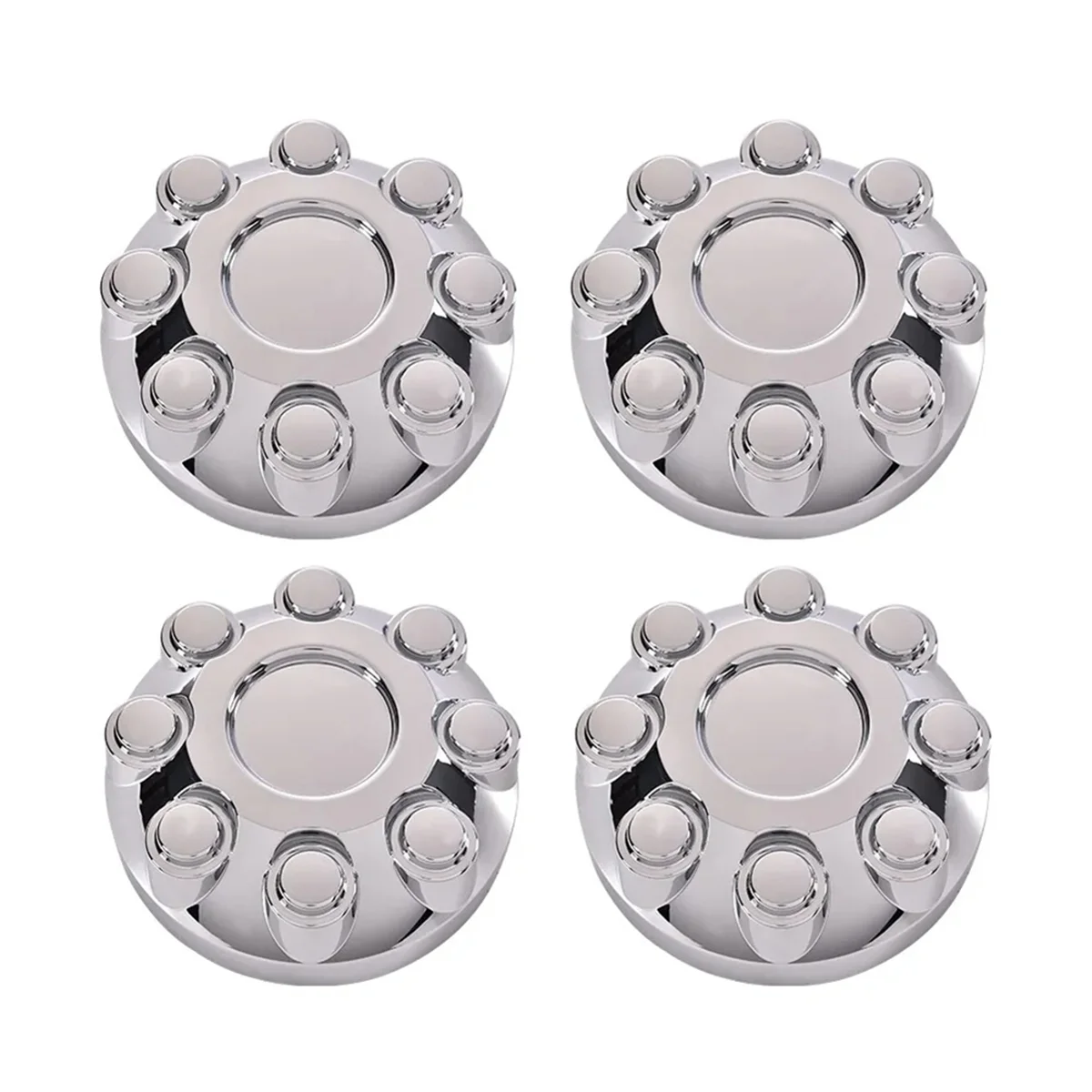 4Pcs 17Inch Wheel Hub Center Caps Chrome 8 Lug 52121450AB,52121450AD for Dodge Ram 2500 3500 2003-2013