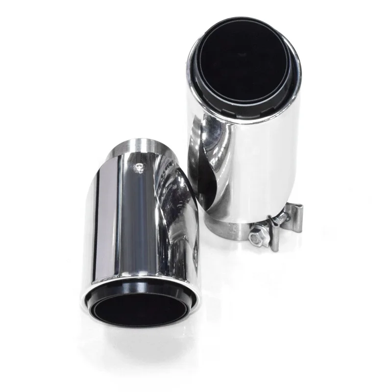 Wholesale auto parts 304 stainless steel exhaust tip Boxster universal GTS-type muffler tip car tail pipe exhaust system