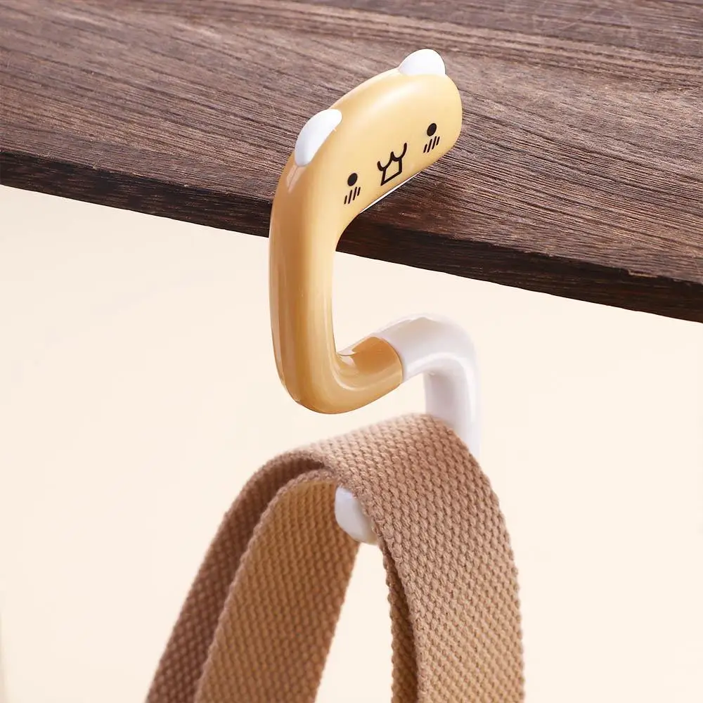 Plastic 1Pcs Folding Panda Hanging Animal Handbag Hanger Table Hook Key Holder Hook