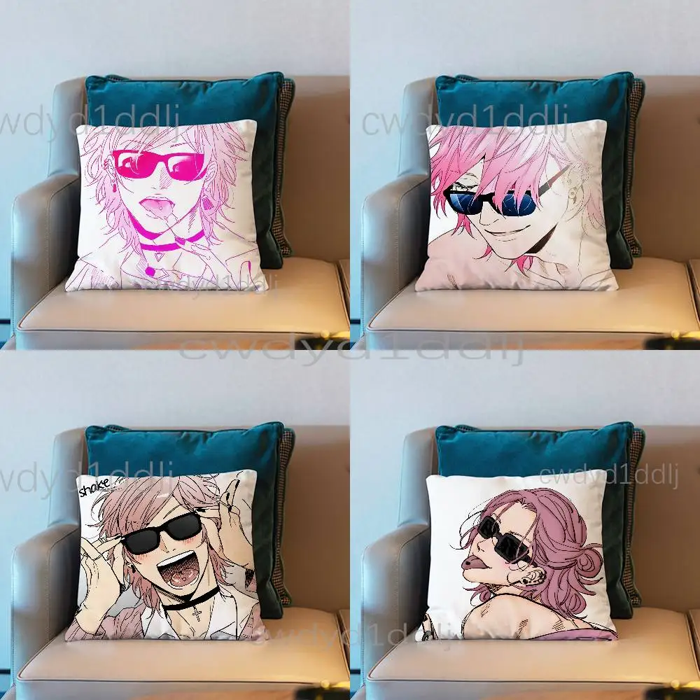 

Yuri Y-Yarichin Club Anime Cushion Cover Pillow Cover Decor Pillowcase Printed Cushion Case For Couch