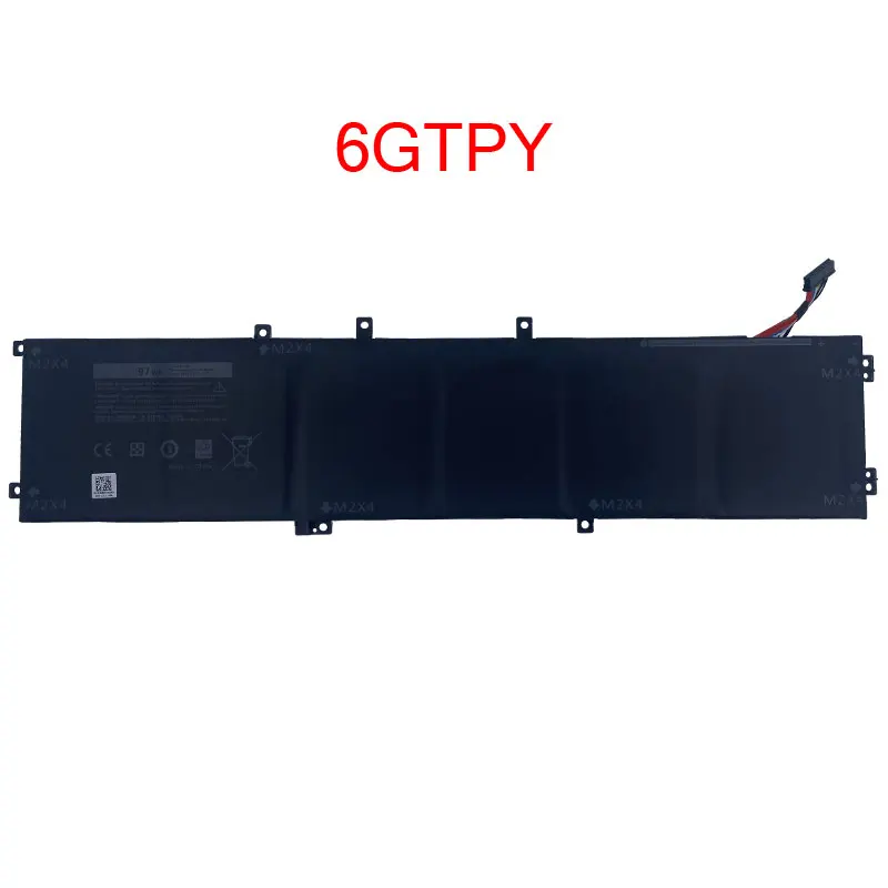 6GTPY H5H20 Laptop Battery For DELL XPS 15 9570 9560 7590 For DELL Precision 5520 5530 Series Notebook