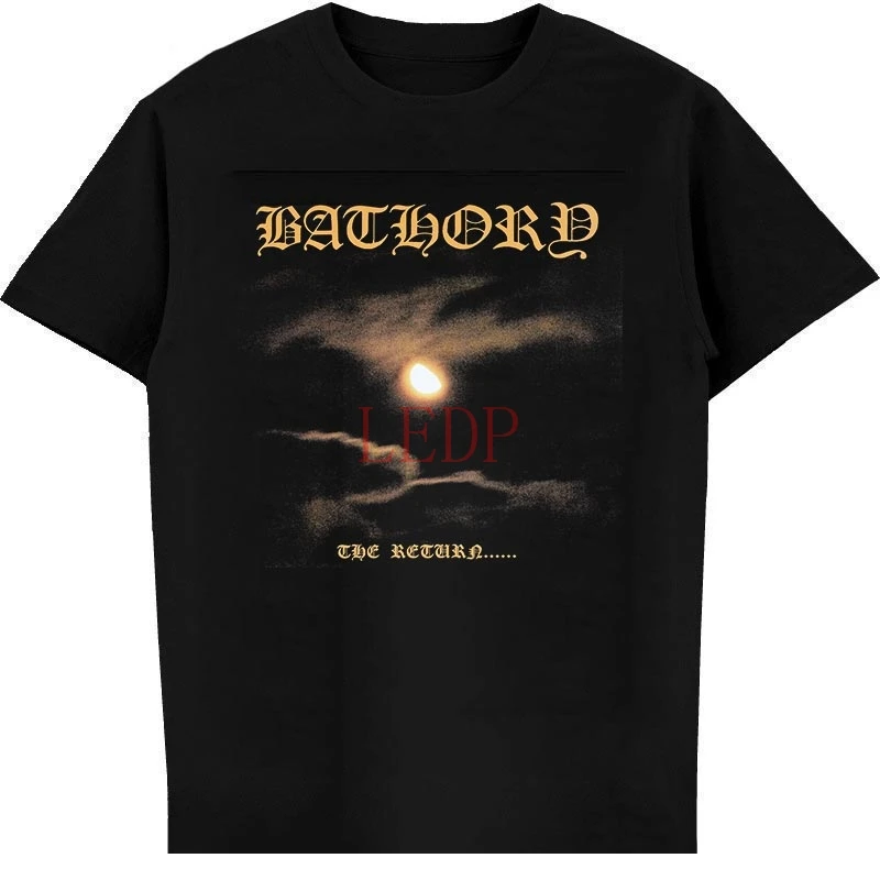 Футболка Bathory the Return с изображением молоткового сердца ледяных сумерков Бога крови