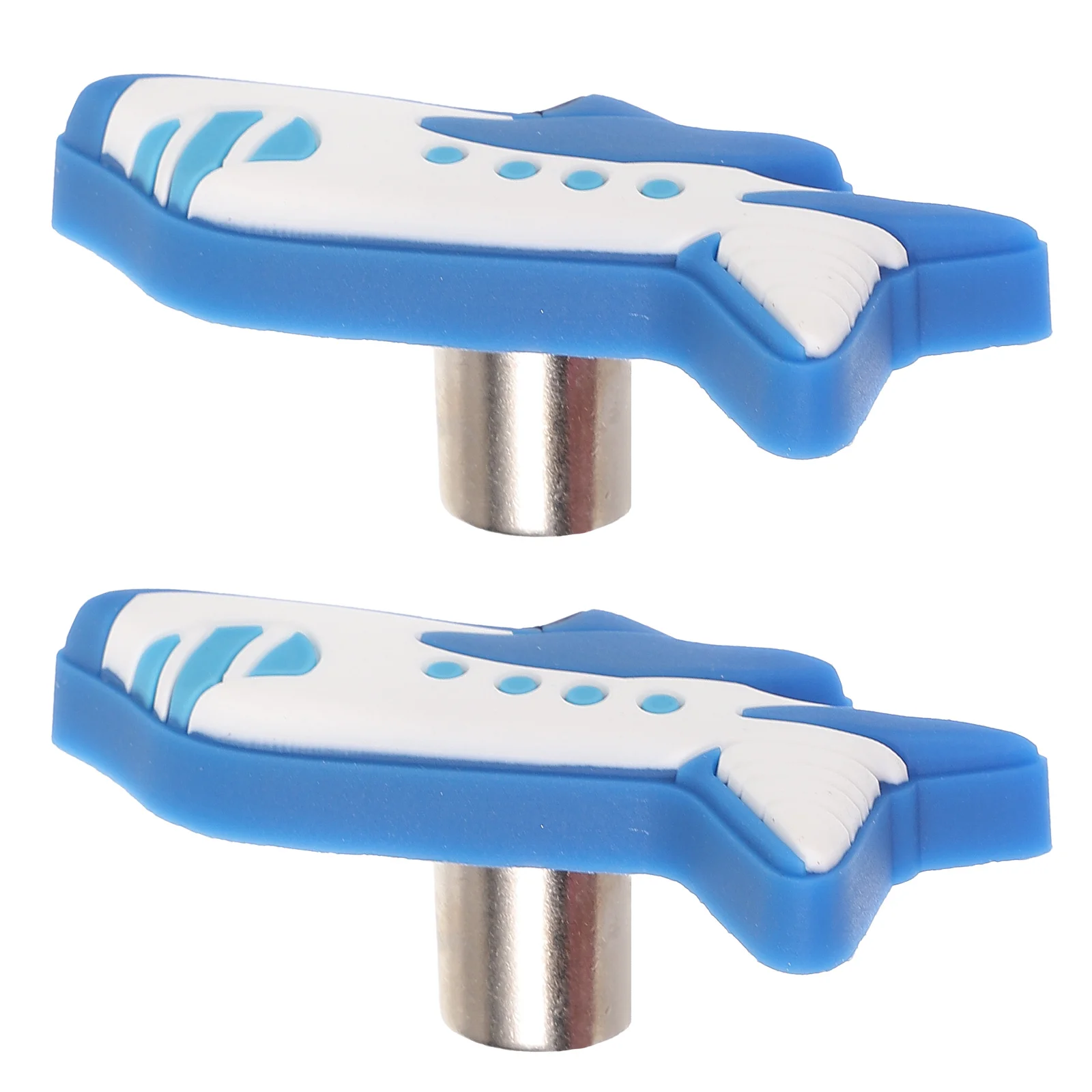 

2pcs Airplane Soft Plastic Door Handles Bedroom Furniture Door Handle Knobs Pull Handle Replacement Kids Room Nautical Style