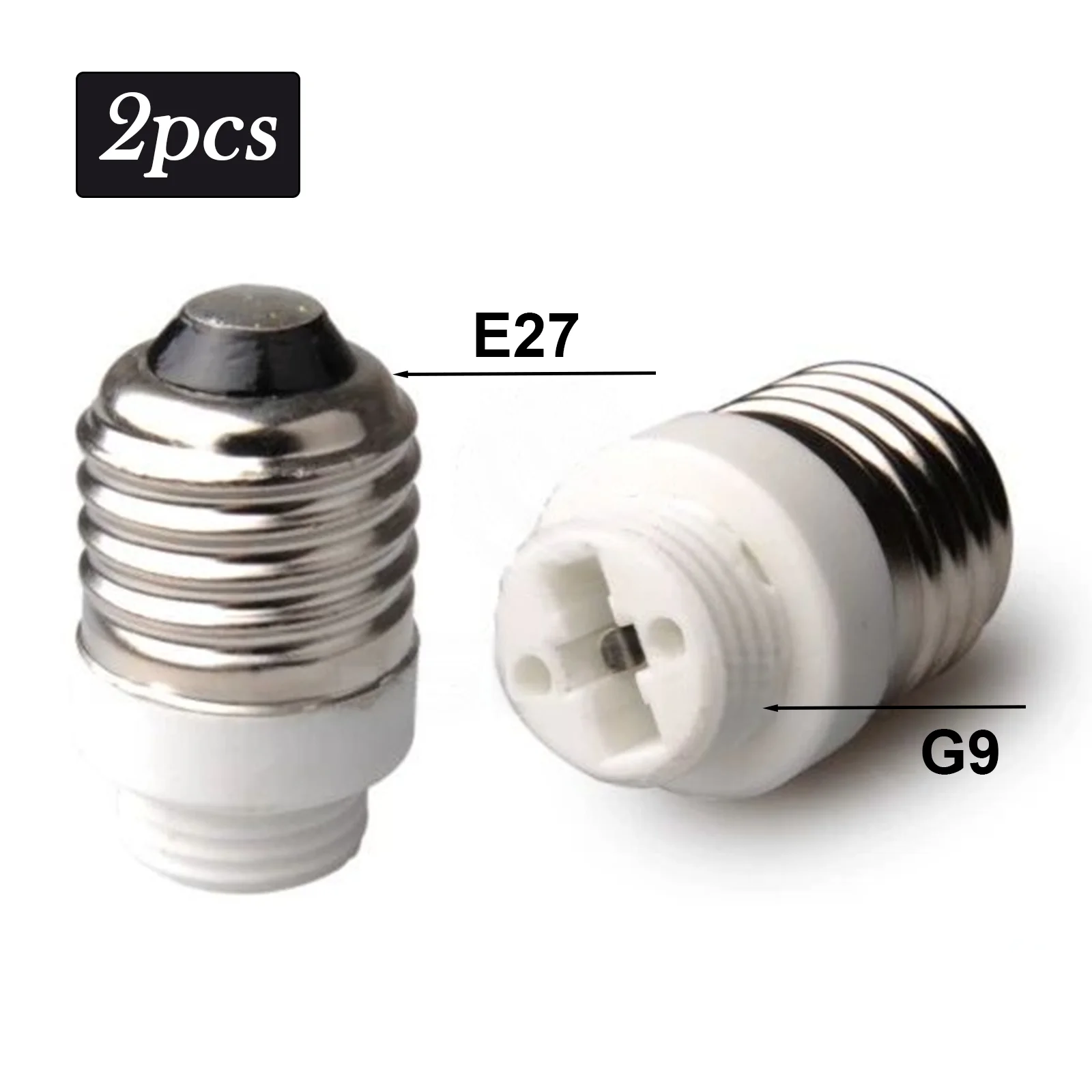 2Pcs E27 To G9 Ligh… - image