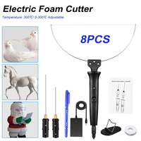 Adjustable Electric Foam Cutter Kit Foam Cutting Pen EU 24W 0-300℃ Temperature Hot Wire Cutter Styrofoam Cutting Tool Engraver