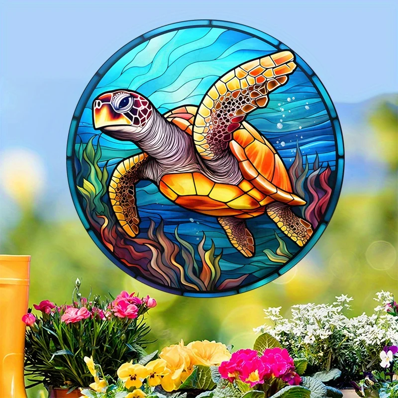 Schildkröten Fenster Glas Elektrostatische Aufkleber Anti-kollision Statische Frischhalte Glas Aufkleber Warnung Kunst Aufkleber Hause Dekoration # 39