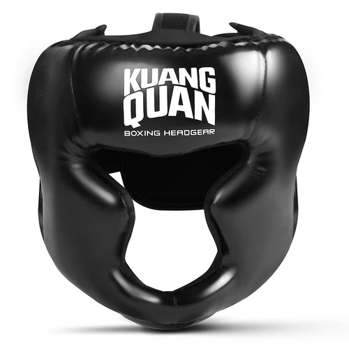 Imagen 2 del producto Casco De Kick Boxing para hombres y mujeres, protector De manos De PU para Karate, Muay Thai, lucha libre, MMA, Sanda, equipo De entrenamiento para adultos y niños