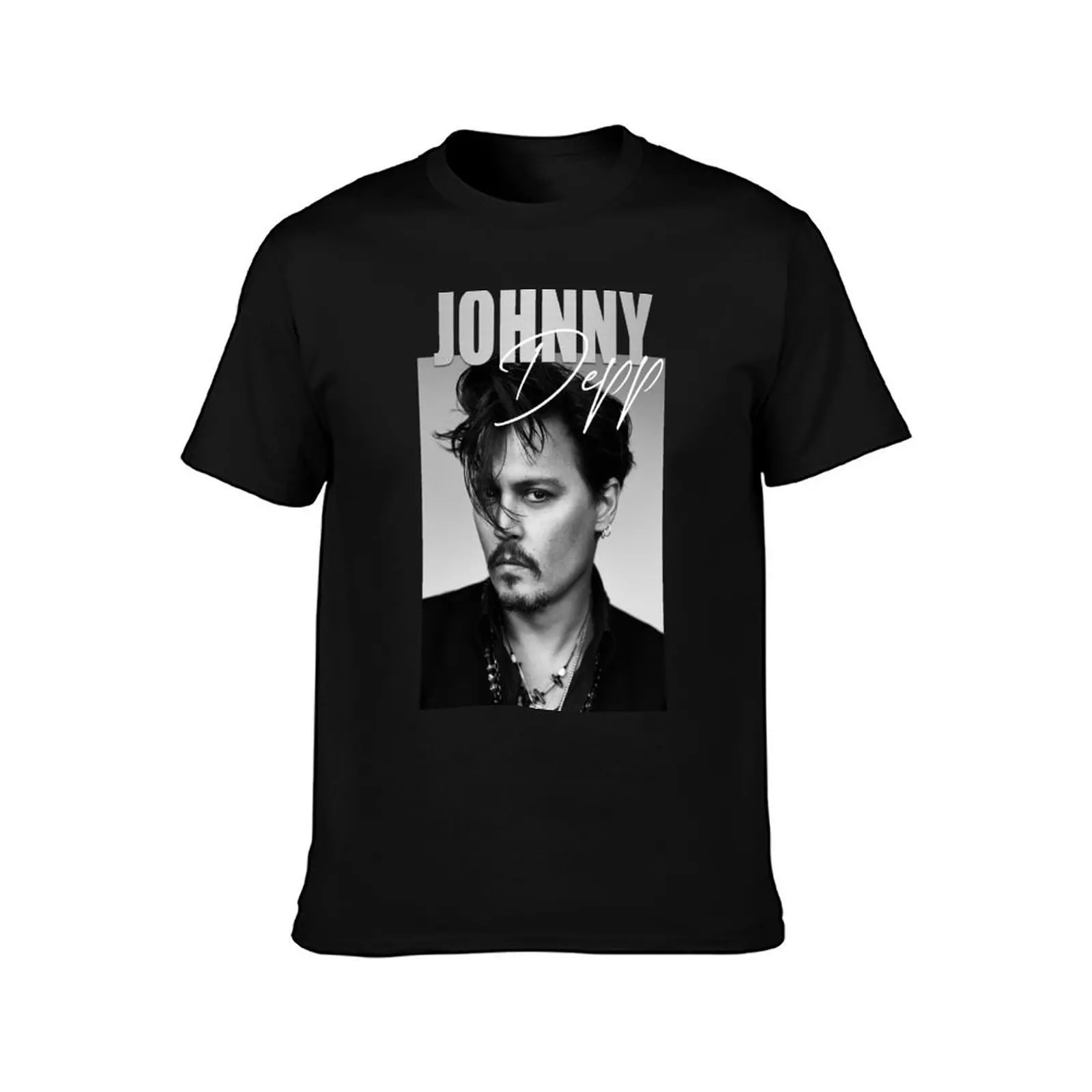 Johnny Depp BW3 T-Shirt Casual Loose Fit Short Sleeve T-Shirt
