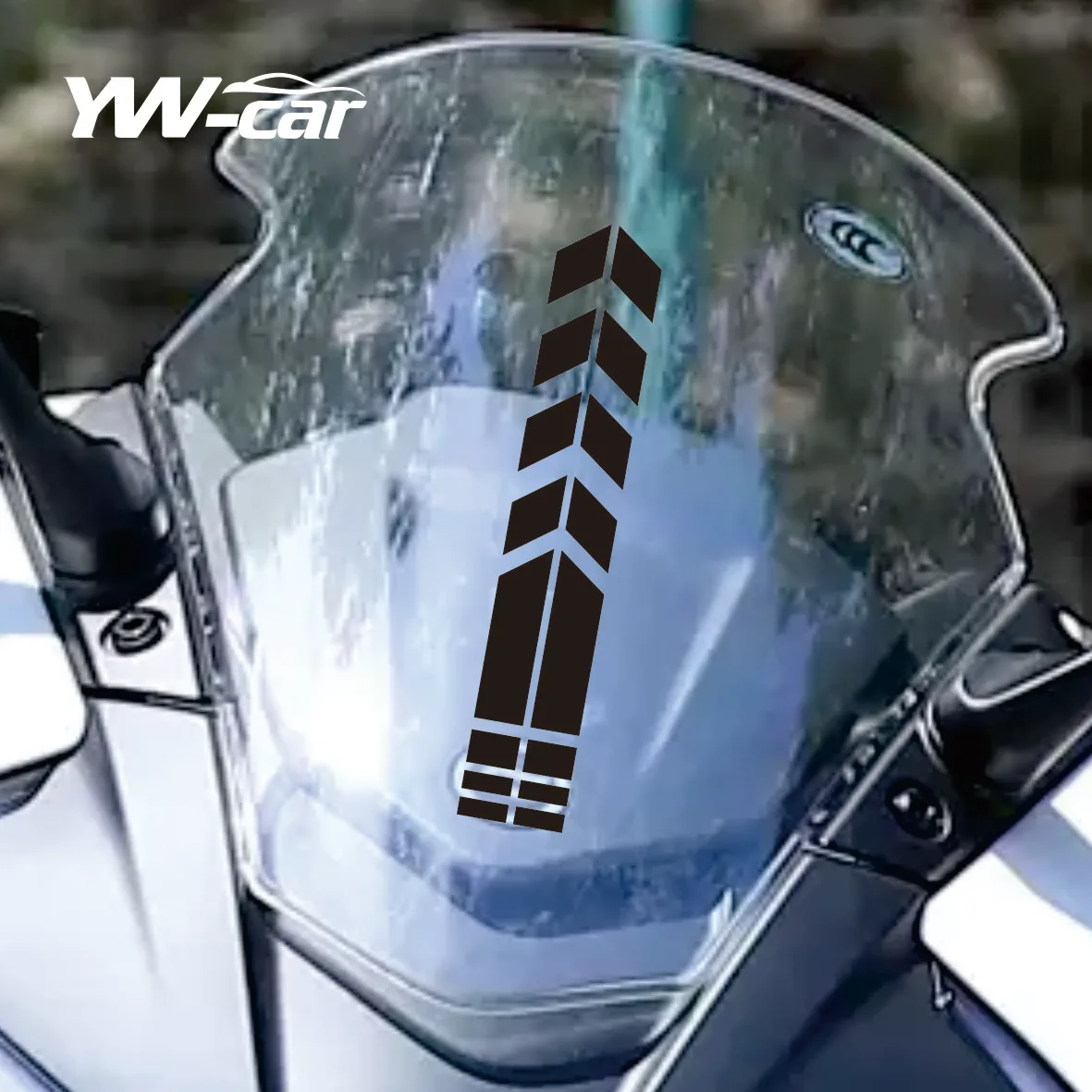 

2PCS Reflective Fender Decals for Motorbikes & Scooters | Stylish Decor Fit for Yamaha, Suzuki, BMW, Honda, MBK