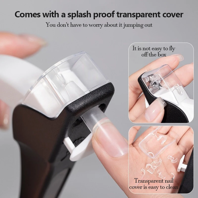 Multifunktionale Anti-splash U-Förmigen Falsche Nagel Schere Cutter Nagel Clipper Professionelle Gefälschte Nagel Tipps Cutter Maniküre werkzeuge