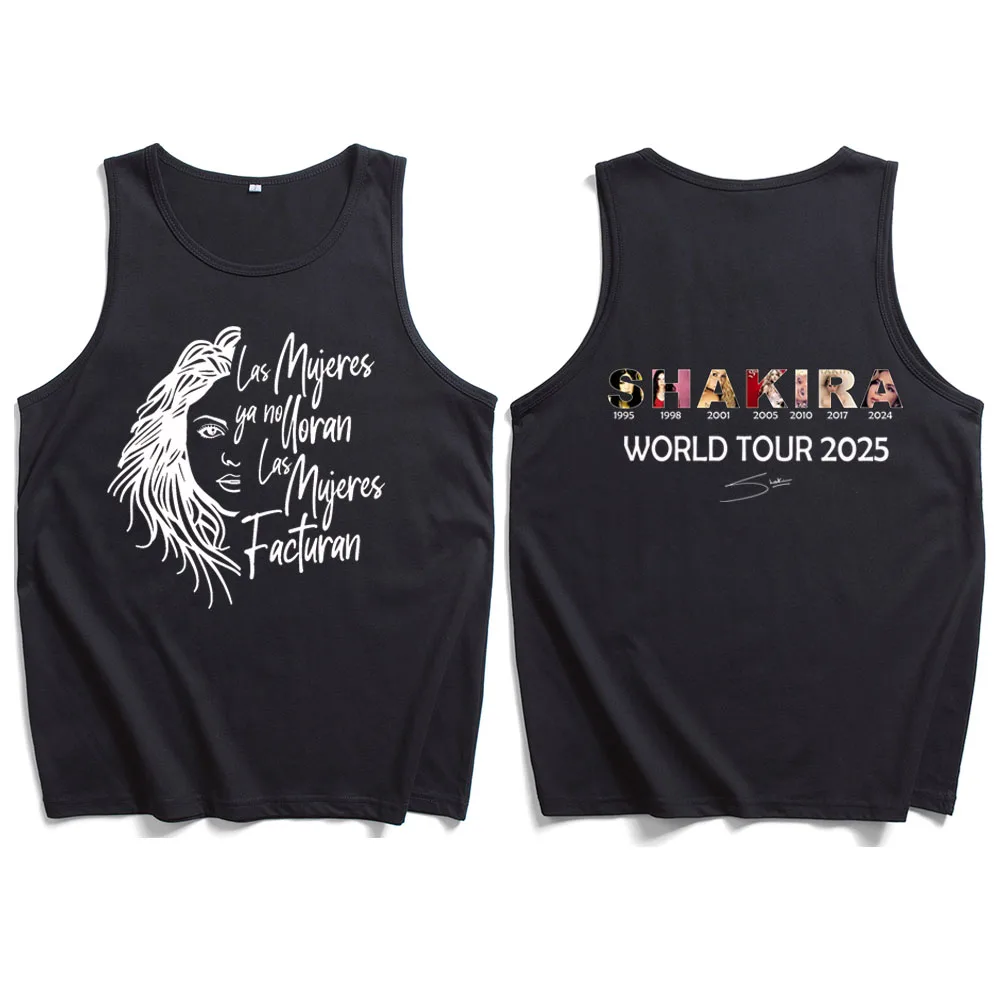 

Shakira World Tour 2025 Tank Tops Vest Casual Sleeveless Fans Gift T-shirt