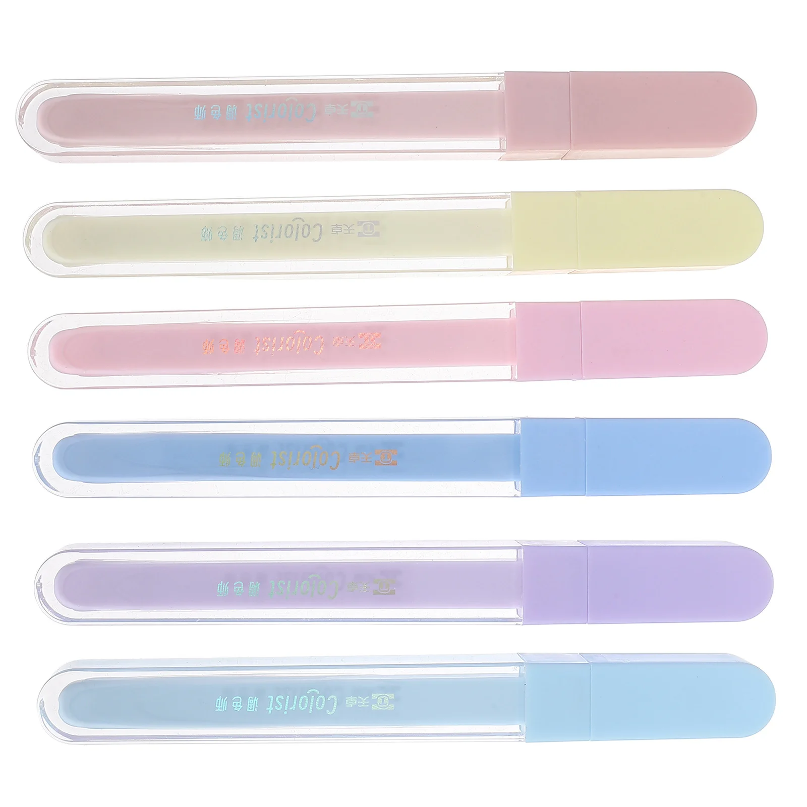 

6Pcs Sparkly Highlighter Pens Fluorescent Ink Shimmer Effect Smooth Writing for Textbooks Planners Bible Study Aesthetic
