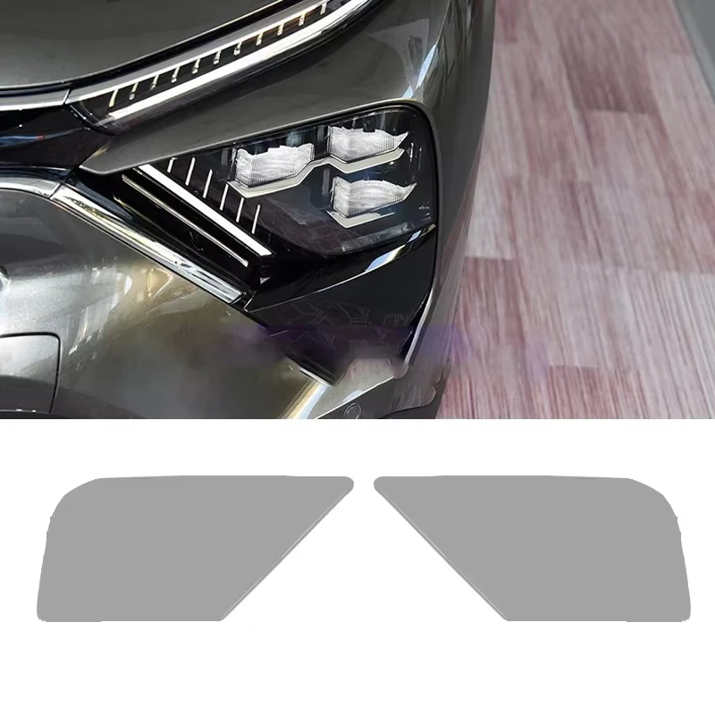 

Для Citroen C5X C5 X автомобильная пленка для передних фар ТПУ, прозрачная защитная пленка, внешняя полоса для фар, автомобильная наклейка, аксессуары
