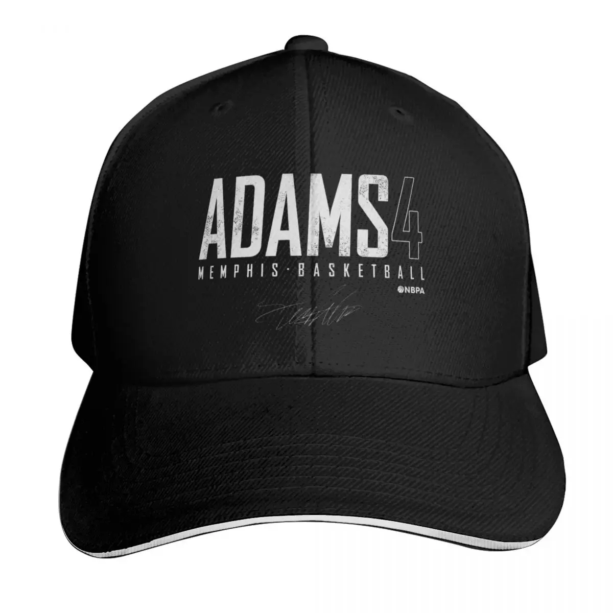 Steven Adams Elite Signatures Baseball Cap Snapback Flat Bill Strapback Dad Hat Six Panel Structured Crown
