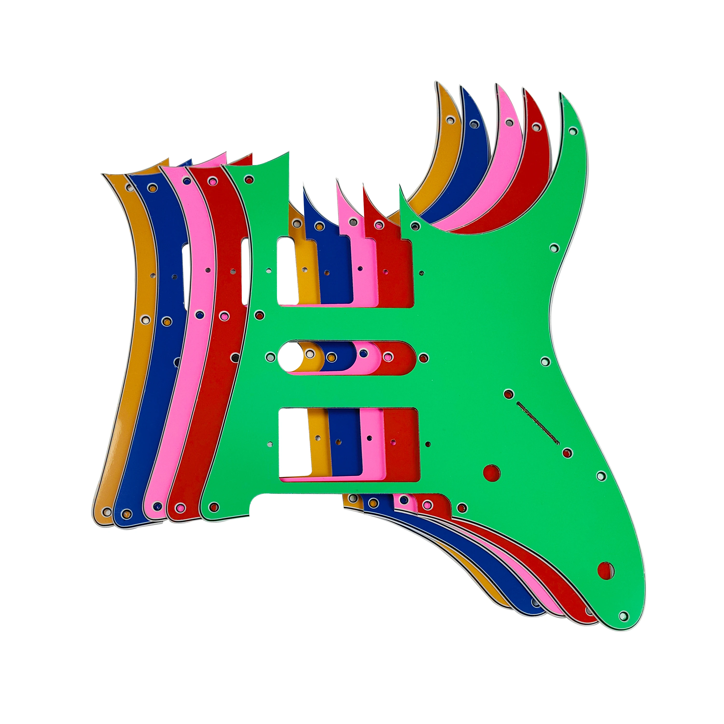 Xinyue Custom Guitar Parts - For MIJ Ibanez RG350 DXZ HSH Pickups Guitar Pickguard Cratch Plate Multicolor Choice #2