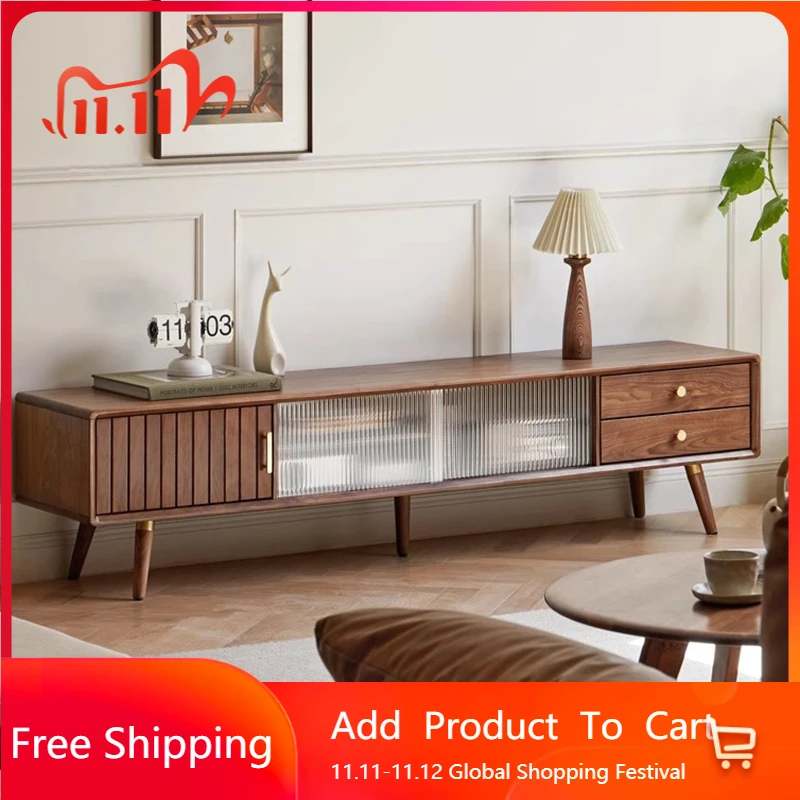 

Nordic Wood Aesthetic Tv Stands Minimalist Universal Storage Hallway Monitor Tv Table Drawers Retro Archivadores Home Furniture