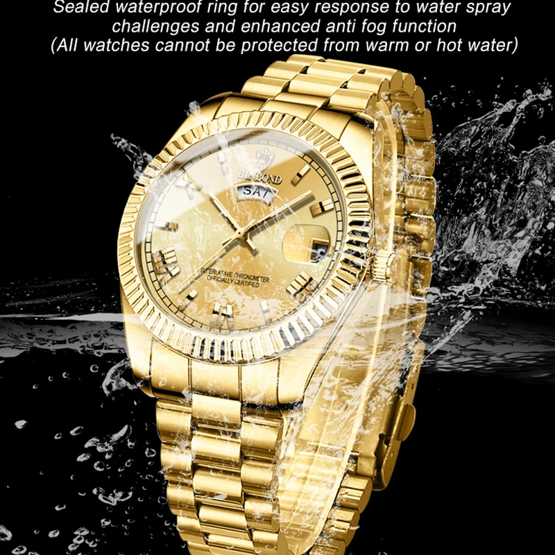 2023 nuovi orologi da uomo di lusso Business Top Brand orologio da polso da uomo impermeabile luminoso data settimana orologio da uomo al quarzo di alta qualità + scatola