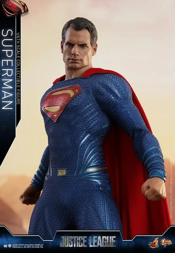 Originele Hot Toys Superman Actiefiguur 1/6 Justice League Superman 3.0 Anime Figuur Ht Mms465 Super-Man Cyclops Model Speelgoed Cadeau