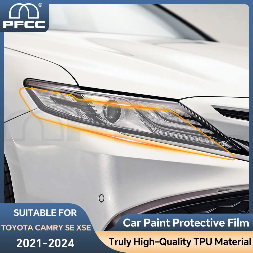 

For Toyota Camry SE XSE 2021-2024 TPU Headlight Rearview A B Pillows Door Handles PPF Paint Protection Film ﻿Car Accessories