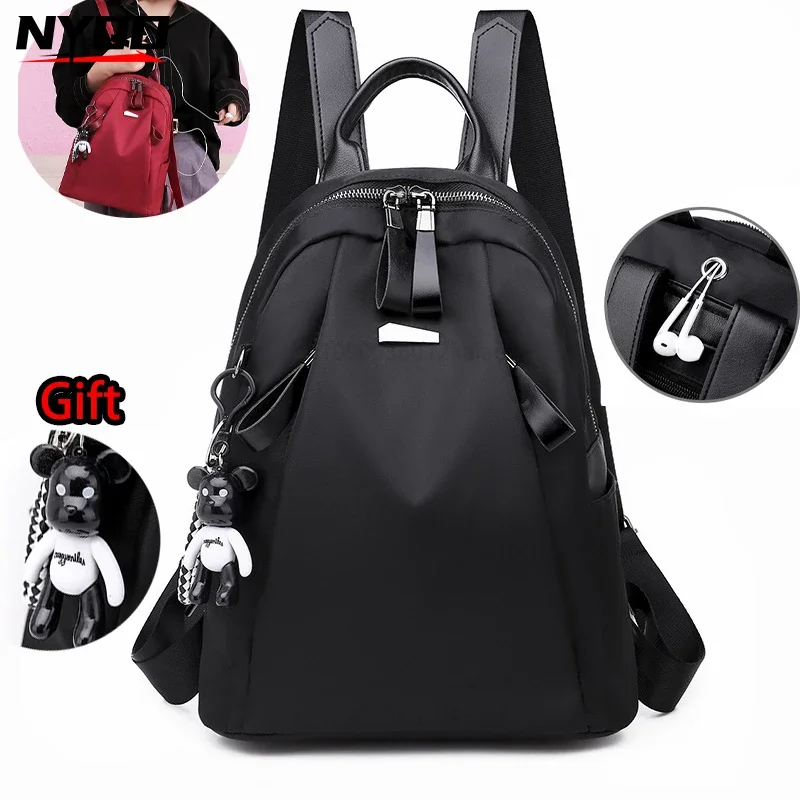 New Large Capacity Female Shoulder Bag Simple Style Casual Mochila Travel Women Anti-theft Oxford Backpack School Backpack