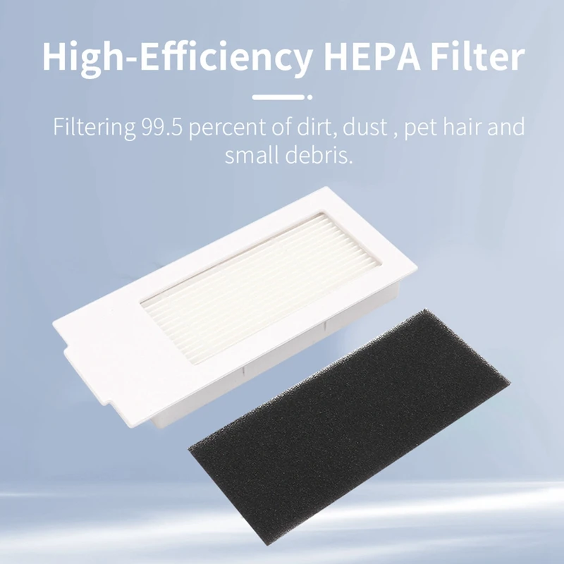 Filtros lavables de repuesto para aspiradora Ecovacs Yeedi KK Robot, 10 Uds.