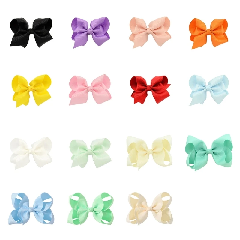 2lots Baby Bowknot Hairpin Children Christmas Hairpin Toddler Butterfly Hairpins for Photoshoots and Parties NEW